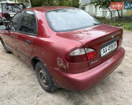 Красный Дэу Ланос, объемом двигателя 1.5 л и пробегом 375 тыс. км за 1400 $, фото 3 на Automoto.ua
