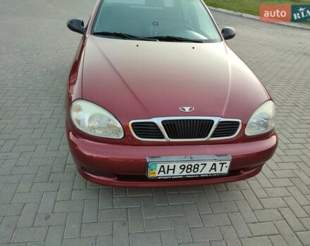 Красный Дэу Ланос, объемом двигателя 1.5 л и пробегом 218 тыс. км за 2900 $, фото 1 на Automoto.ua