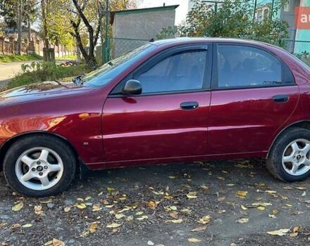 Красный Дэу Ланос, объемом двигателя 1.6 л и пробегом 216 тыс. км за 1900 $, фото 5 на Automoto.ua
