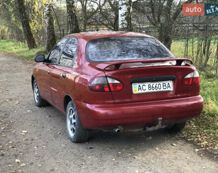 Дэу Ланос 2006 в Косове на Automoto.ua Красный Дэу Ланос, объемом двигателя 1.5 л и пробегом 263 тыс. км за 1518 $, фото 4 на Automoto.ua