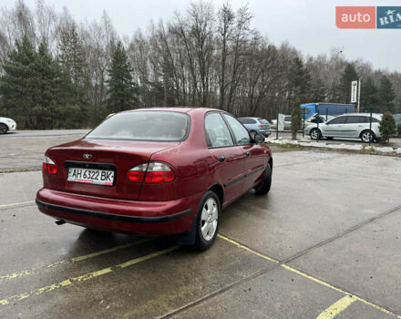 Красный Дэу Ланос, объемом двигателя 1.5 л и пробегом 310 тыс. км за 1850 $, фото 2 на Automoto.ua