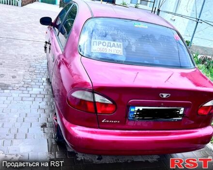 Красный Дэу Ланос, объемом двигателя 1.5 л и пробегом 61 тыс. км за 2800 $, фото 2 на Automoto.ua