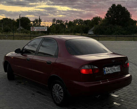 Красный Дэу Ланос, объемом двигателя 1.5 л и пробегом 283 тыс. км за 3000 $, фото 3 на Automoto.ua