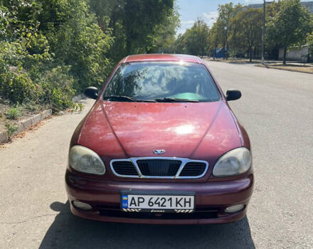 Красный Дэу Ланос, объемом двигателя 1.5 л и пробегом 158 тыс. км за 2500 $, фото 1 на Automoto.ua