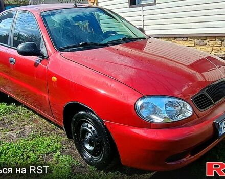 Красный Дэу Ланос, объемом двигателя 1.5 л и пробегом 163 тыс. км за 2200 $, фото 2 на Automoto.ua