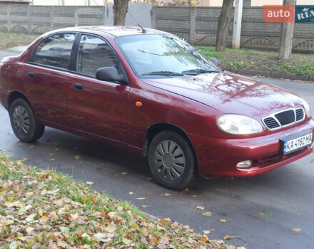 Красный Дэу Ланос, объемом двигателя 1.5 л и пробегом 270 тыс. км за 2450 $, фото 2 на Automoto.ua