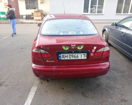 Красный Дэу Ланос, объемом двигателя 1.5 л и пробегом 175 тыс. км за 1000 $, фото 3 на Automoto.ua