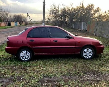 Красный Дэу Ланос, объемом двигателя 1.4 л и пробегом 0 тыс. км за 1350 $, фото 3 на Automoto.ua