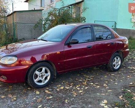 Красный Дэу Ланос, объемом двигателя 1.6 л и пробегом 216 тыс. км за 1900 $, фото 2 на Automoto.ua