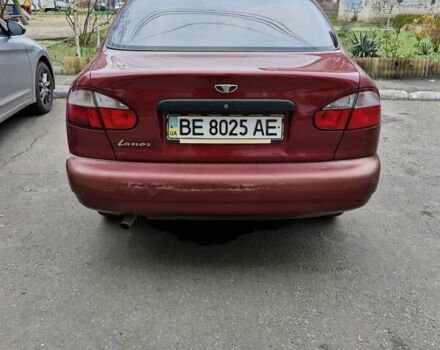 Красный Дэу Ланос, объемом двигателя 1.5 л и пробегом 146 тыс. км за 2300 $, фото 1 на Automoto.ua