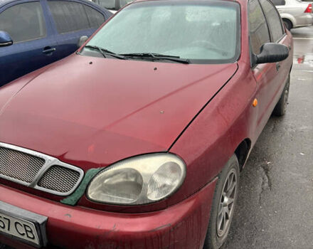 Красный Дэу Ланос, объемом двигателя 1.3 л и пробегом 283 тыс. км за 1500 $, фото 1 на Automoto.ua