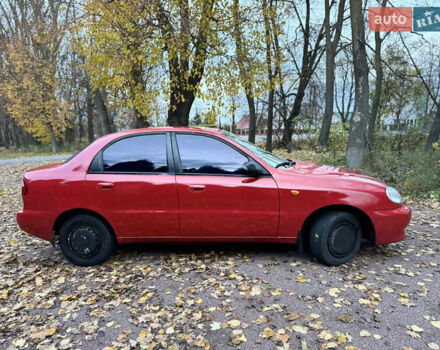 Деу Ланос 2006 у Василькове на Automoto.ua Червоний Деу Ланос, об'ємом двигуна 1.5 л та пробігом 141 тис. км за 1700 $, фото 3 на Automoto.ua