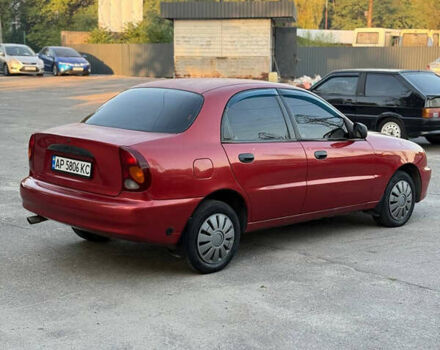 Красный Дэу Ланос, объемом двигателя 1.5 л и пробегом 225 тыс. км за 2350 $, фото 1 на Automoto.ua