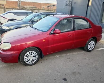 Красный Дэу Ланос, объемом двигателя 1.5 л и пробегом 175 тыс. км за 1000 $, фото 1 на Automoto.ua