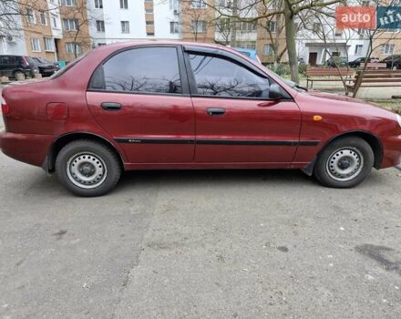 Красный Дэу Ланос, объемом двигателя 1.5 л и пробегом 146 тыс. км за 2300 $, фото 2 на Automoto.ua