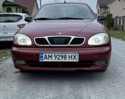 Красный Дэу Ланос, объемом двигателя 1.5 л и пробегом 283 тыс. км за 3000 $, фото 2 на Automoto.ua