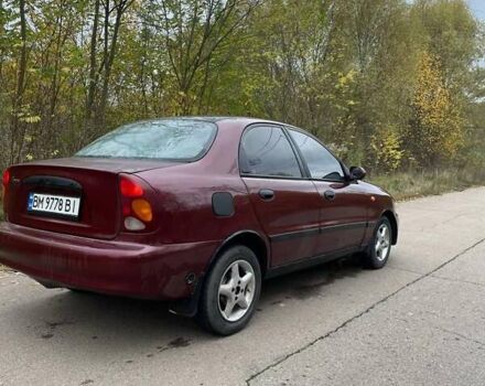 Красный Дэу Ланос, объемом двигателя 1.5 л и пробегом 210 тыс. км за 1700 $, фото 3 на Automoto.ua