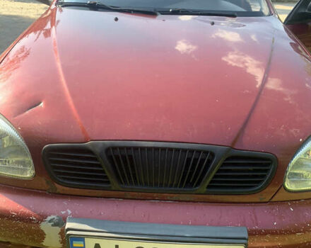 Красный Дэу Ланос, объемом двигателя 1.5 л и пробегом 348 тыс. км за 2000 $, фото 1 на Automoto.ua