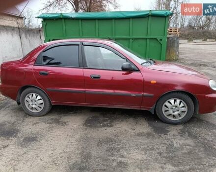 Красный Дэу Ланос, объемом двигателя 1.5 л и пробегом 224 тыс. км за 2700 $, фото 4 на Automoto.ua