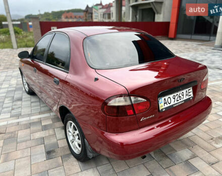 Красный Дэу Ланос, объемом двигателя 1.5 л и пробегом 250 тыс. км за 1950 $, фото 7 на Automoto.ua