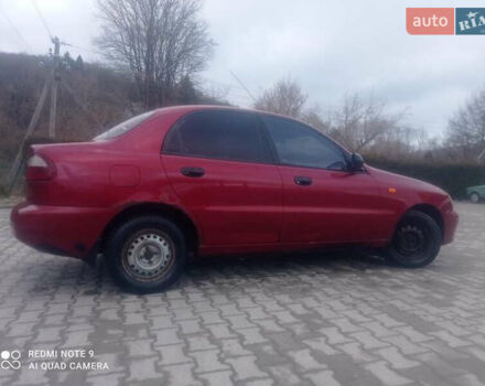 Красный Дэу Ланос, объемом двигателя 1.5 л и пробегом 260 тыс. км за 1499 $, фото 3 на Automoto.ua