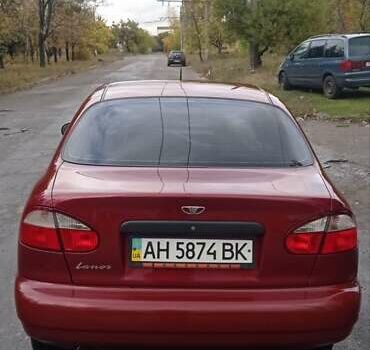Деу Ланос 2006 у Славянске на Automoto.ua Червоний Деу Ланос, об'ємом двигуна 1.5 л та пробігом 71 тис. км за 3500 $, фото 3 на Automoto.ua