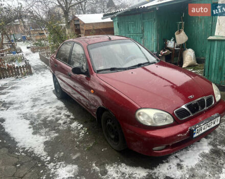 Красный Дэу Ланос, объемом двигателя 1.5 л и пробегом 183 тыс. км за 3000 $, фото 2 на Automoto.ua