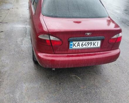Красный Дэу Ланос, объемом двигателя 1.5 л и пробегом 309 тыс. км за 2000 $, фото 4 на Automoto.ua