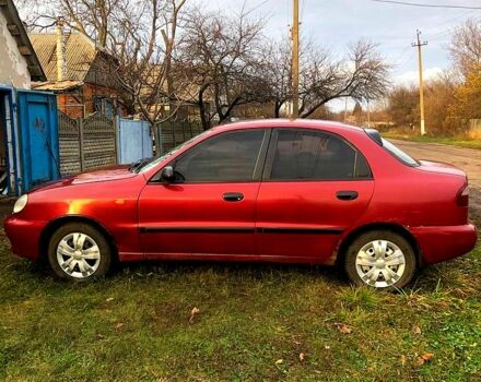 Красный Дэу Ланос, объемом двигателя 1.4 л и пробегом 0 тыс. км за 1350 $, фото 4 на Automoto.ua