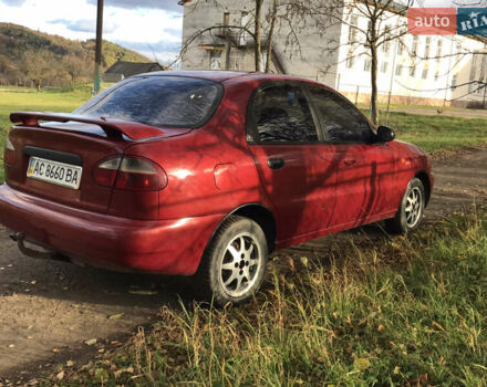 Дэу Ланос 2006 в Косове на Automoto.ua Красный Дэу Ланос, объемом двигателя 1.5 л и пробегом 263 тыс. км за 1518 $, фото 5 на Automoto.ua