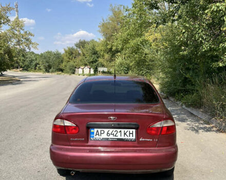 Красный Дэу Ланос, объемом двигателя 1.5 л и пробегом 158 тыс. км за 2500 $, фото 2 на Automoto.ua