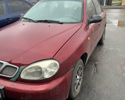 Красный Дэу Ланос, объемом двигателя 1.3 л и пробегом 283 тыс. км за 1500 $, фото 2 на Automoto.ua