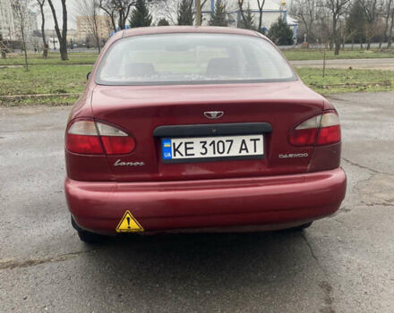 Красный Дэу Ланос, объемом двигателя 1.5 л и пробегом 250 тыс. км за 1450 $, фото 1 на Automoto.ua