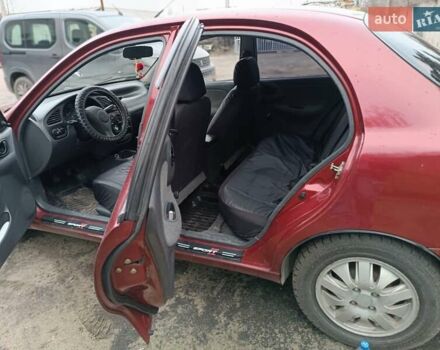 Красный Дэу Ланос, объемом двигателя 1.5 л и пробегом 224 тыс. км за 2700 $, фото 1 на Automoto.ua