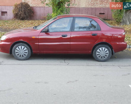 Красный Дэу Ланос, объемом двигателя 1.5 л и пробегом 270 тыс. км за 2450 $, фото 5 на Automoto.ua