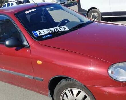 Красный Дэу Ланос, объемом двигателя 1.5 л и пробегом 224 тыс. км за 2700 $, фото 5 на Automoto.ua