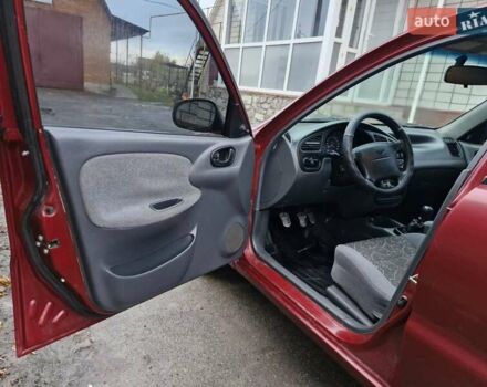 Красный Дэу Ланос, объемом двигателя 1.6 л и пробегом 163 тыс. км за 2650 $, фото 13 на Automoto.ua