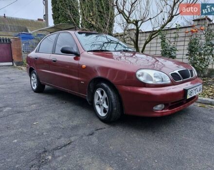 Красный Дэу Ланос, объемом двигателя 1.6 л и пробегом 163 тыс. км за 2650 $, фото 3 на Automoto.ua