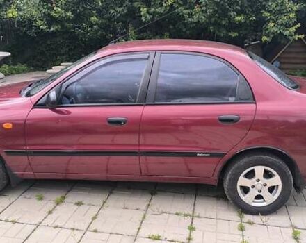 Красный Дэу Ланос, объемом двигателя 1.5 л и пробегом 128 тыс. км за 3550 $, фото 2 на Automoto.ua