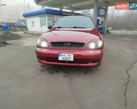 Красный Дэу Ланос, объемом двигателя 1.5 л и пробегом 199 тыс. км за 2650 $, фото 1 на Automoto.ua