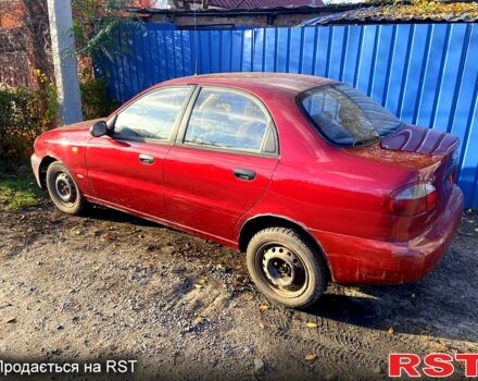 Червоний Деу Ланос, об'ємом двигуна 1.5 л та пробігом 126 тис. км за 1000 $, фото 1 на Automoto.ua