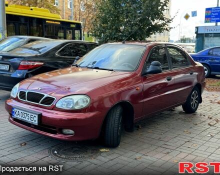 Красный Дэу Ланос, объемом двигателя 1.5 л и пробегом 290 тыс. км за 1950 $, фото 3 на Automoto.ua