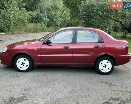 Красный Дэу Ланос, объемом двигателя 1.5 л и пробегом 265 тыс. км за 2300 $, фото 1 на Automoto.ua