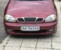Красный Дэу Ланос, объемом двигателя 1.5 л и пробегом 128 тыс. км за 3550 $, фото 1 на Automoto.ua