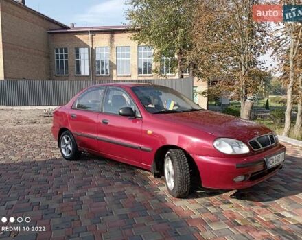 Красный Дэу Ланос, объемом двигателя 1.5 л и пробегом 215 тыс. км за 3000 $, фото 4 на Automoto.ua