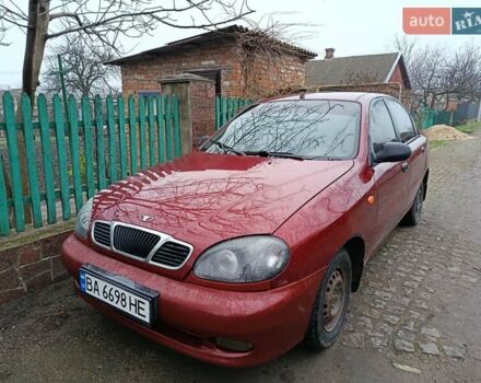 Красный Дэу Ланос, объемом двигателя 1.3 л и пробегом 270 тыс. км за 1500 $, фото 4 на Automoto.ua