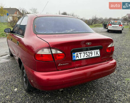 Красный Дэу Ланос, объемом двигателя 1.5 л и пробегом 224 тыс. км за 1750 $, фото 3 на Automoto.ua