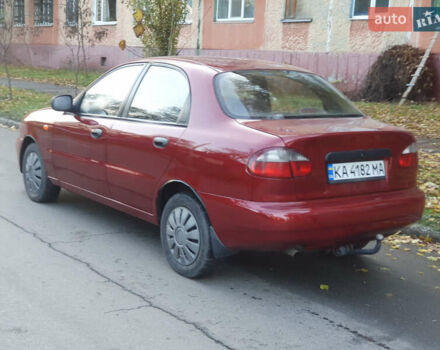 Красный Дэу Ланос, объемом двигателя 1.5 л и пробегом 270 тыс. км за 2450 $, фото 4 на Automoto.ua
