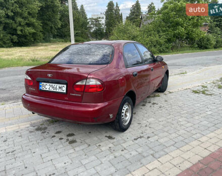 Красный Дэу Ланос, объемом двигателя 1.5 л и пробегом 250 тыс. км за 1150 $, фото 6 на Automoto.ua