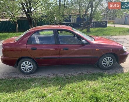 Красный Дэу Ланос, объемом двигателя 1.5 л и пробегом 150 тыс. км за 2500 $, фото 7 на Automoto.ua